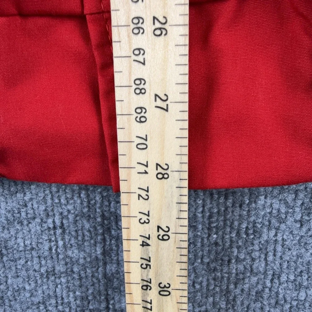 Vintage Dunbrooke Jacket Mens XL Red Nylon Hill's Logo PLA-JAC Varsity USA